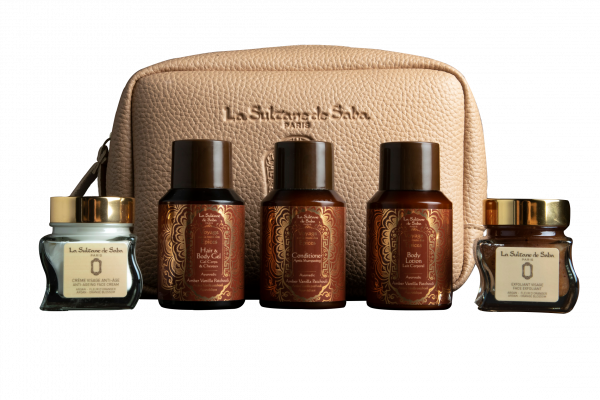 Ayurvedic And Argan Travel Pouch Amber Vanilla Patchouli - La Sultane De Saba