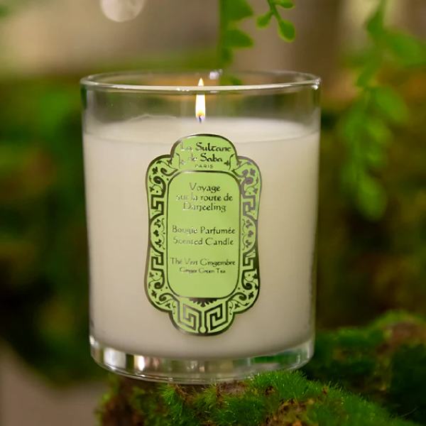 Darjeeling Green Tea Ginger Candle 165G - La Sultane De Saba
