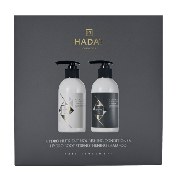 Hadat Gift Box Nutrient Nourishing Conditioner And Hydro Root Shampoo - Hadat