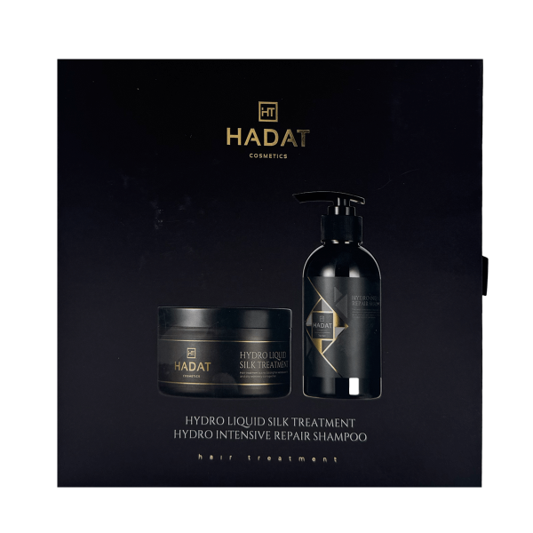 Hadat Gift Box Liquid Silk And Intensive Repair Shampoo - Hadat
