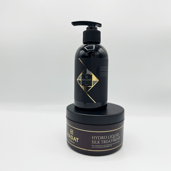 Hadat Gift Box Liquid Silk And Intensive Repair Shampoo - Hadat