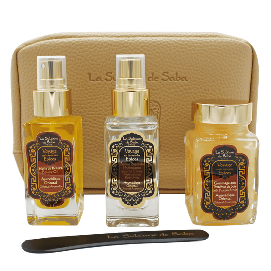 Body Mist Ayurvedic Discovery Set Amber Vanilla Patchouli - La Sultane De Saba