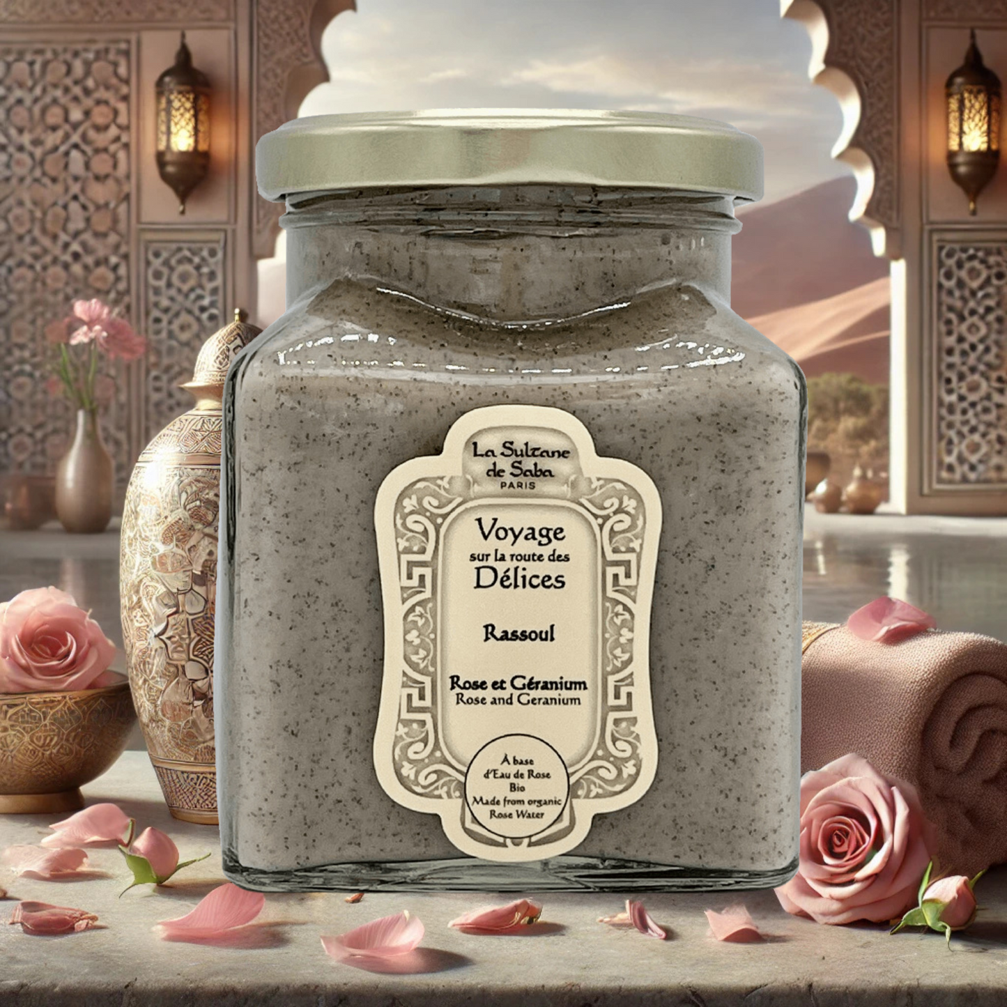 Delights Hammam Rassoul Rose And Geranium 300Ml - La Sultane De Saba