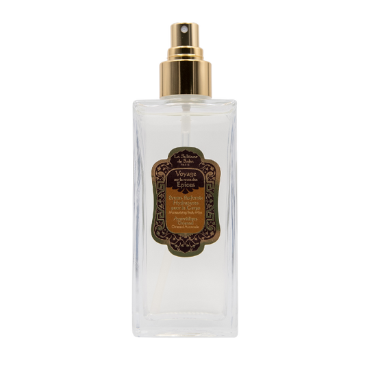 Ayurvedic Moisturizing Body Mist Amber Vanilla Patchouli 200Ml - La Sultane De Saba