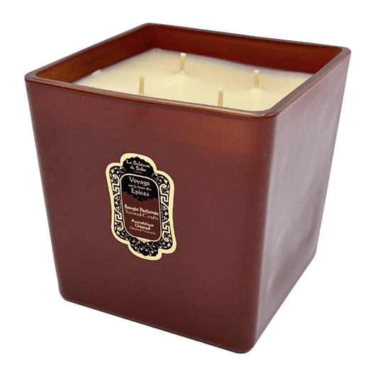 Ayurvedic Candle Amber Vanilla Patchouli 800Gr - La Sultane De Saba