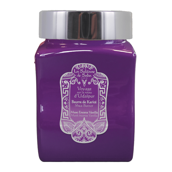 Udaipur Musk Encense Vanilla Shea Butter 300Ml - La Sultane De Saba