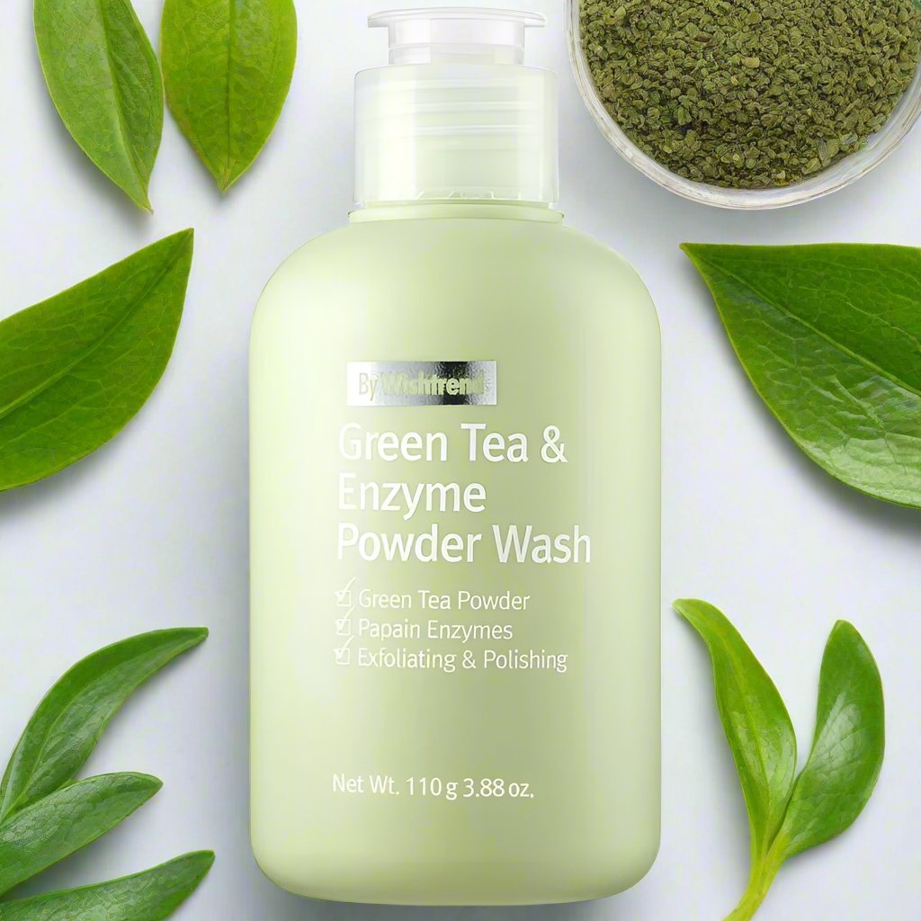 Green Tea & Enzyme Powder Wash - By Wishtrend