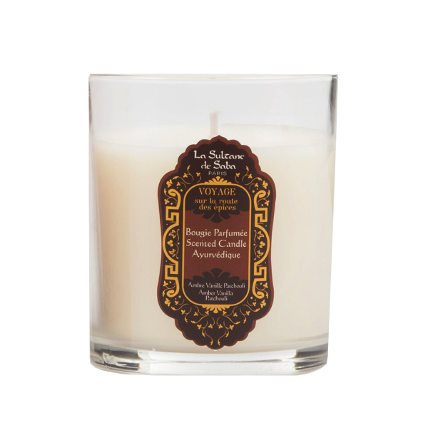 Ayurvedic Candle Amber Vanilla Patchouli 165G - La Sultane De Saba