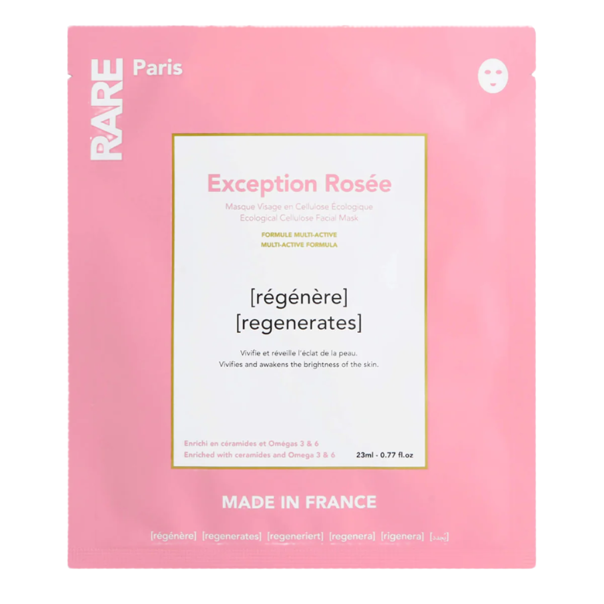 Exception Rosee Regenerating Face Mask - Rare Paris