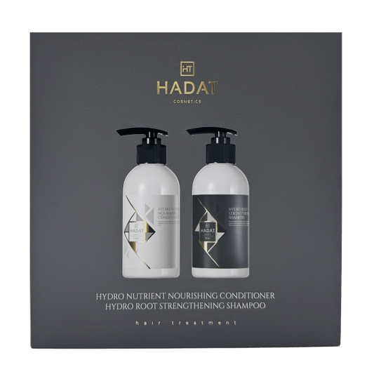 Hadat Gift Box Nutrient Nourishing Conditioner And Hydro Root Shampoo - Hadat