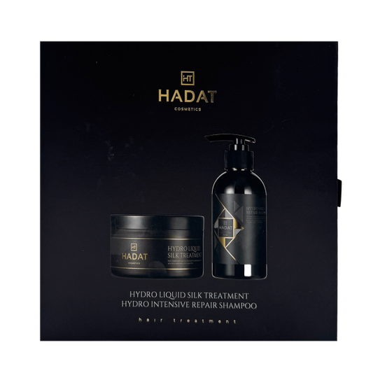 Hadat Gift Box Liquid Silk And Intensive Repair Shampoo - Hadat