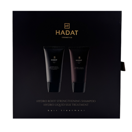 Hadat Gift Box Root Strengthening Shampoo 70Ml And Liquid Silk 70 Ml - Hadat