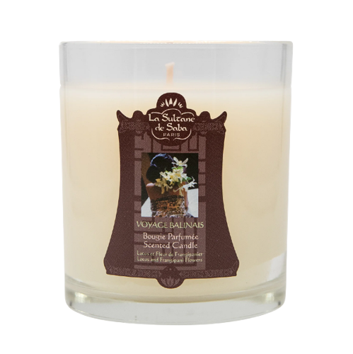 Bali Lotus Frangipani Candle 165G - La Sultane De Saba