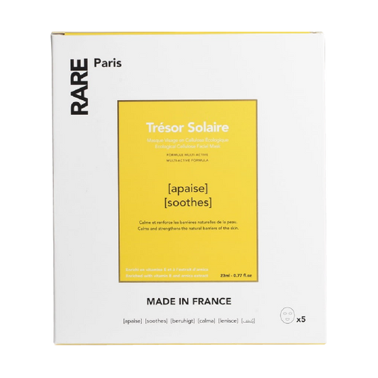 Tresor Solaire Soothing Face Mask Box X5 - RARE Paris