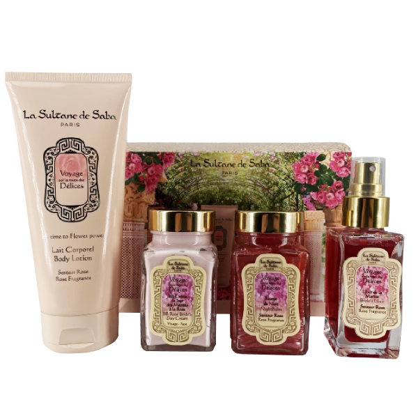 Delights Rose Pouch Gift Set - La Sultane De Saba