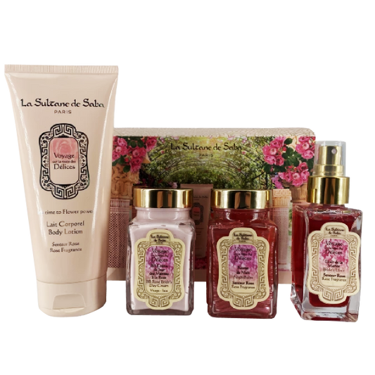 Delights Rose Pouch Gift Set - La Sultane De Saba